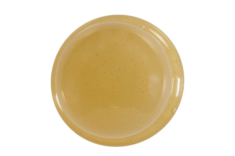 Casa Padrino Luxus Vasen 2er Set Ocker - Zwei Deko Gefäße aus durchgefärbtem Glas - Luxus Deko Accessoires