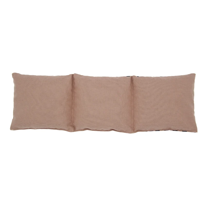 Kirschkernkissen 3-Kammer-Kissen 50x15cm, Leo, Taupe