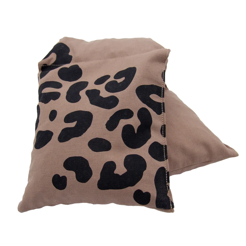Kirschkernkissen 3-Kammer-Kissen 50x15cm, Leo, Taupe