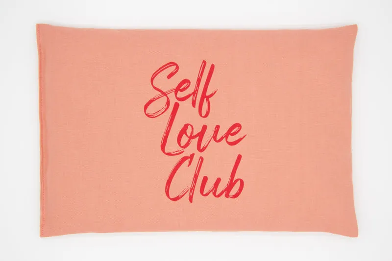 Kirschkernkissen 30x20cm, "Self Love Club", Blush