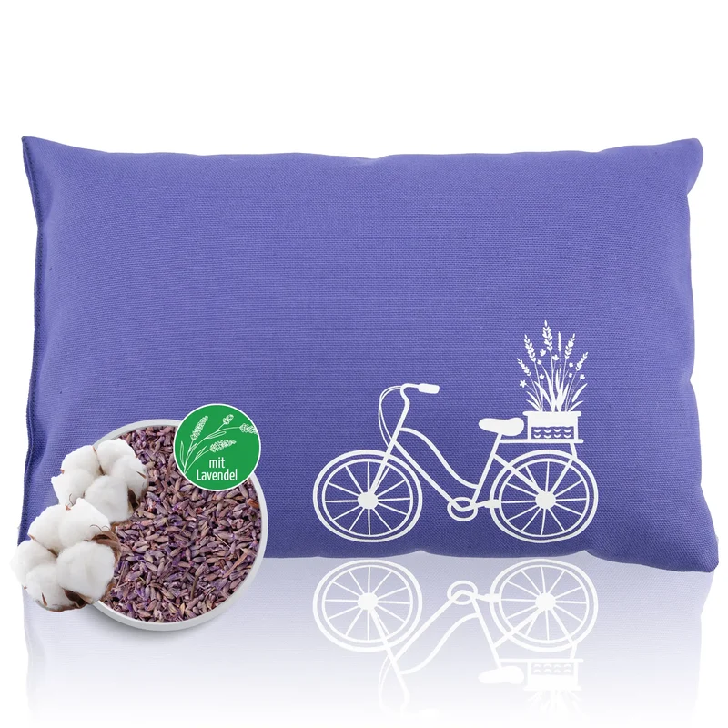 Lavendelkissen 20x30cm, "Fahrrad", Lavender
