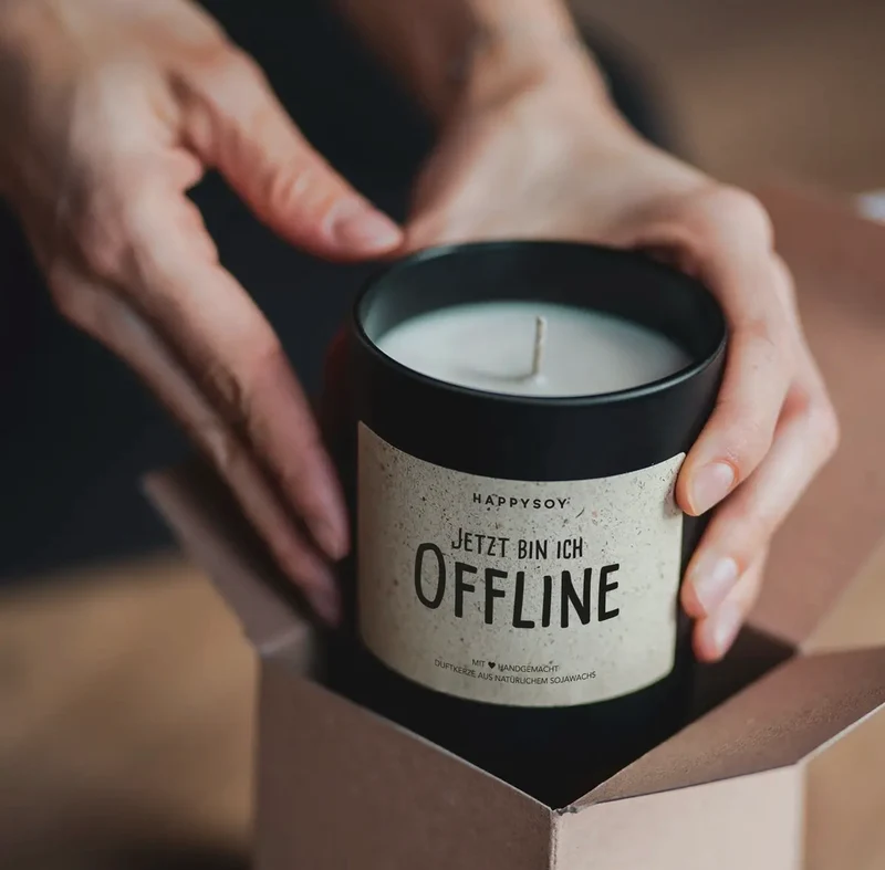 Duftkerze OFFLINE (Sojawachs)