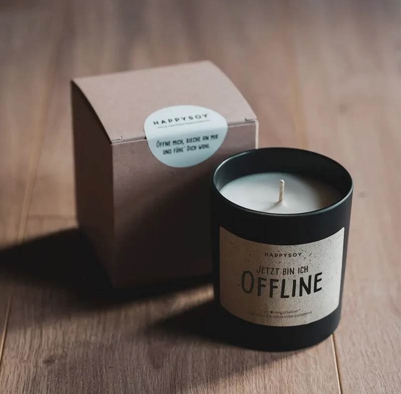 Duftkerze OFFLINE (Sojawachs)