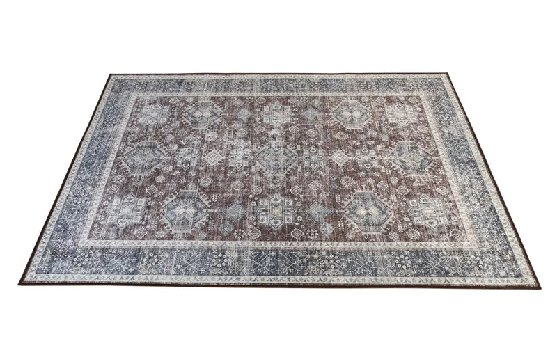 Tappeto Classico Vintage Printed Grigio