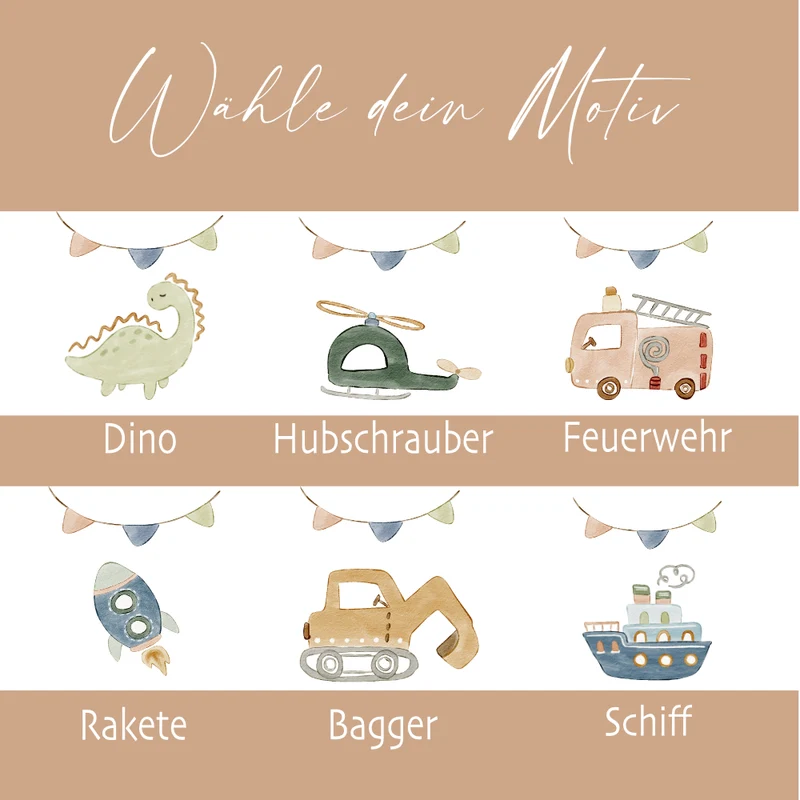 Kinderspardose mit Namen – Personalisierte Spardose aus Keramik mit Bambusdeckel