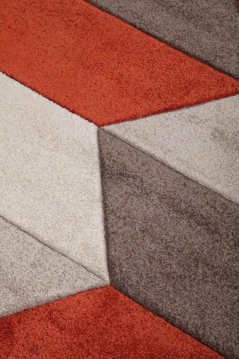 Tappeto Moderno Carve Grigio