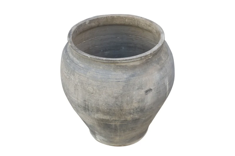 Casa Padrino Luxus Vase 54 x 54 x H. 58 cm - Große Terrakotta Vase im rustikalen Antik-Look - Luxus Deko Accessoires