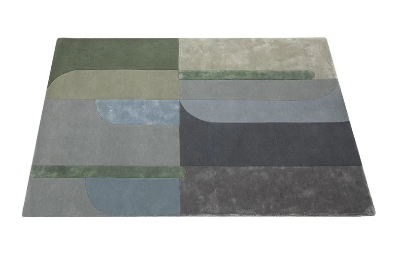 Tappeto Moderno Sherbroke Verde