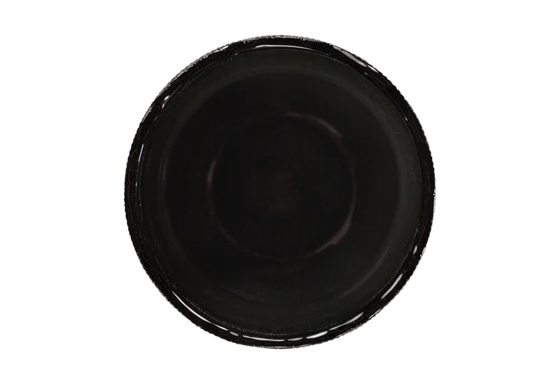 Casa Padrino Luxus Vase Grau Ø 26,5 x H. 53 cm - Hohe Deko Vase aus massivem Farbglas in dunklem Grau - Luxus Deko Accessoires