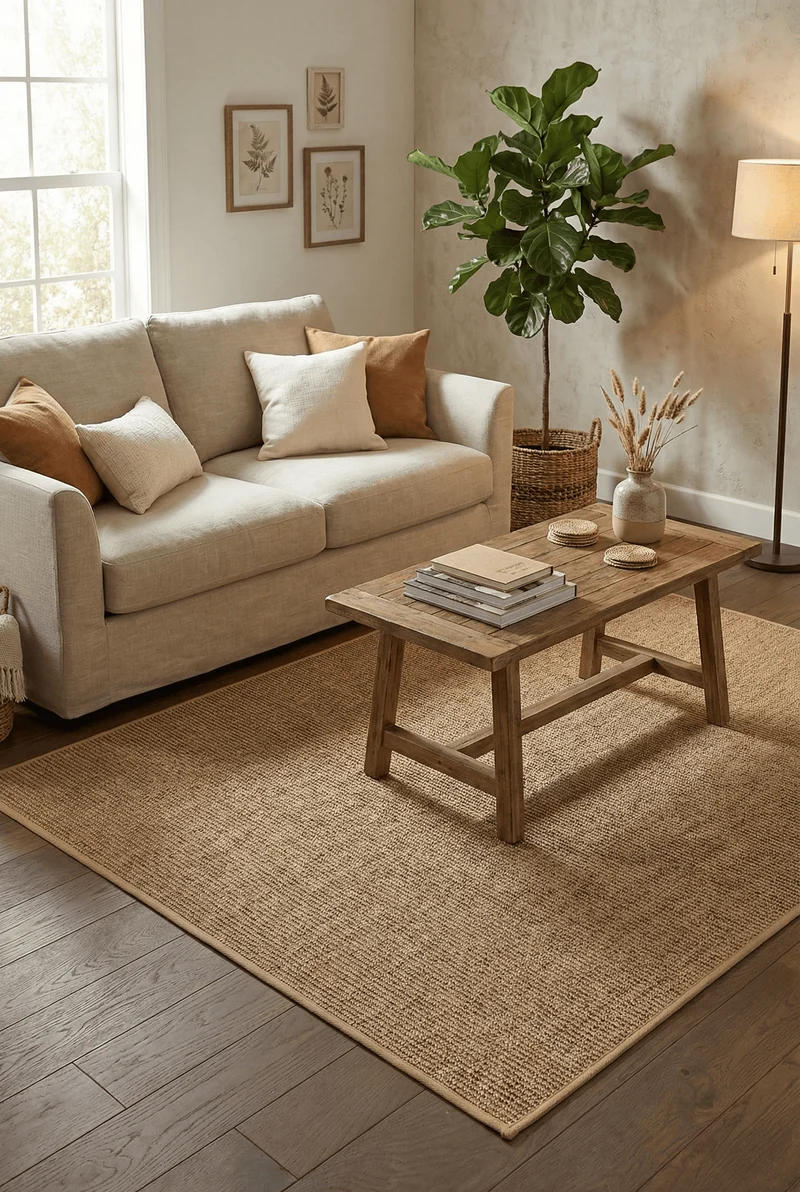 Tappeto Etnico Sisal Boucle