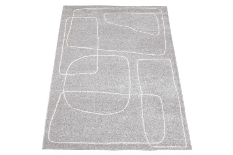 Tappeto Moderno Atelier Grigio