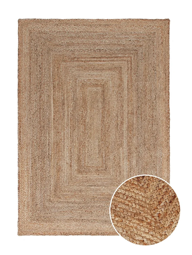 Tappeto Moderno Jute Beige