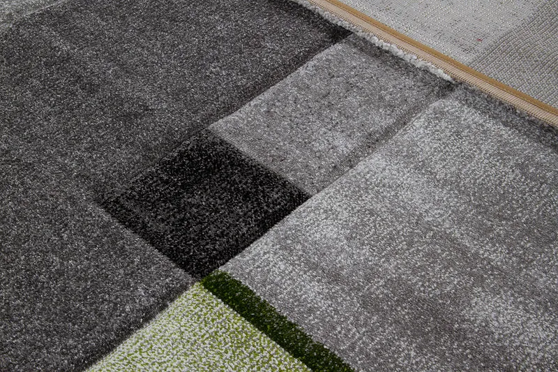 Tappeto Moderno Timelapse Verde