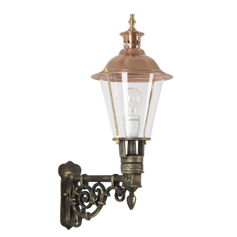 Casa Padrino Jugendstil Außenwandleuchte 22 x 40 x H. 65 cm - Verschiedene Farben - Nostalgische Wetterfeste Außenleuchte