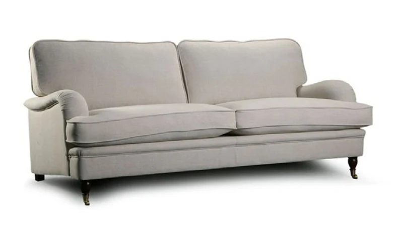 Casa Padrino Luxus Chesterfield Ecksofa Fox Corner 295 x 213 x H. 98 cm - Elegantes Wohnzimmer Ecksofa mit Echtleder - Chesterfield Wohnzimmer Möbel