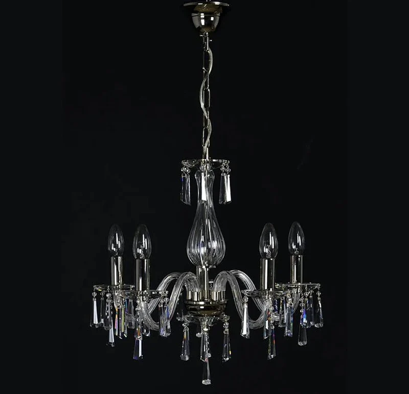 Casa Padrino Luxus Barock Kristall Kronleuchter Gold Ø 46 x H. 45 cm - Prunkvolle Messing Kronleuchter mit böhmischem Kristallglas - Barock Möbel - Edel & Prunkvoll
