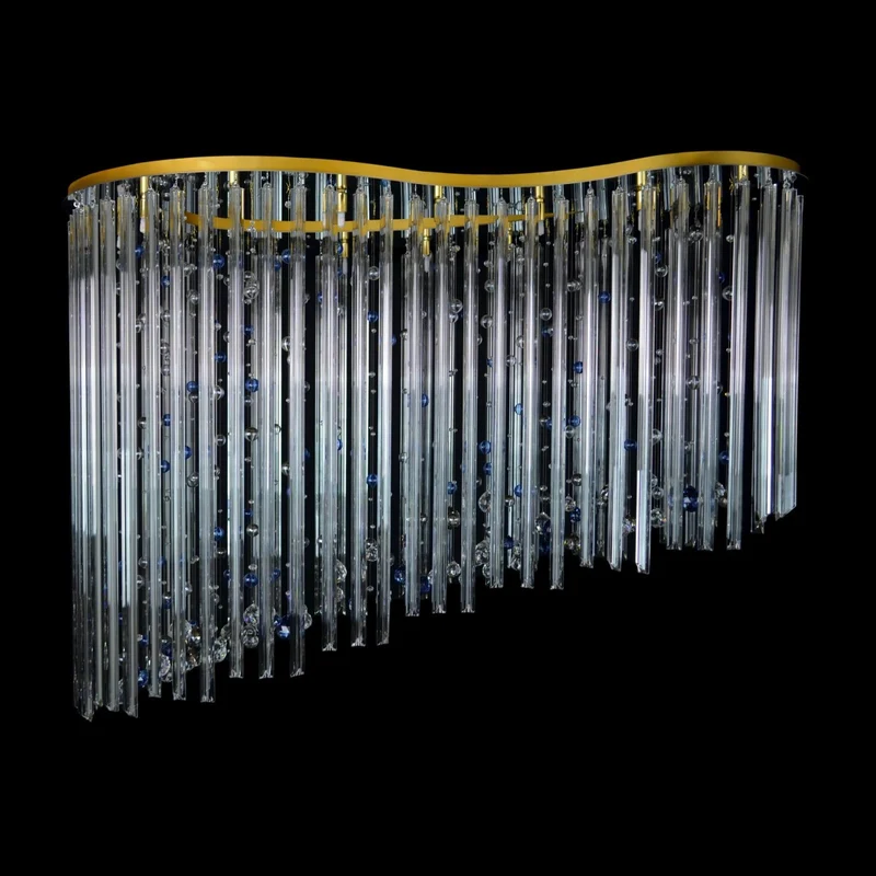 Casa Padrino Luxus Barock Kristall Wandleuchte Gold 160 x 80 x H. 90 cm - Prunkvolle Messing Wandleuchte mit böhmischem Kristallglas - Barock Möbel - Edel & Prunkvoll