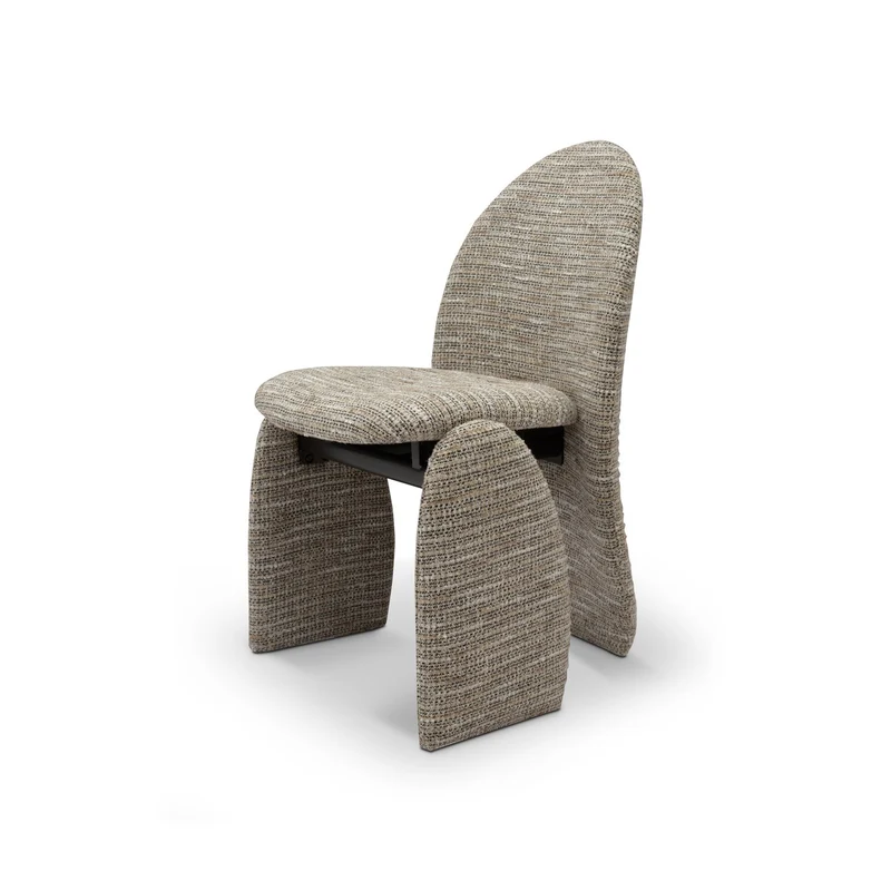 Casa Padrino Luxus Esszimmerstuhl Schwarz 60 x 55 x H. 87 cm - Esszimmerstuhl mit Stoffbezug - Moderne Esszimmer Möbel - Luxus Qualität