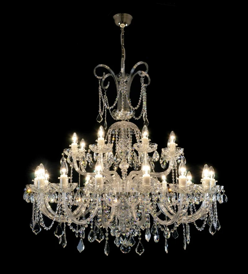 Casa Padrino Luxus Barock Kristall Kronleuchter Gold Ø 110 x H. 230 cm - Prunkvolle Messing Kronleuchter mit böhmischem Kristallglas - Barock Möbel - Edel & Prunkvoll