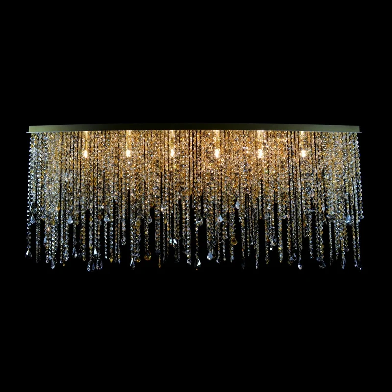 Casa Padrino Luxus Barock Kristall Wandleuchte Gold 140 x 30 x H. 50 cm - Prunkvolle Messing Wandleuchte mit böhmischem Kristallglas - Barock Möbel - Edel & Prunkvoll