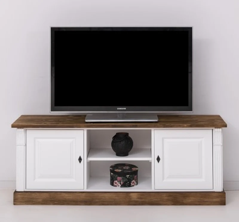 Casa Padrino Kommode im Landhausstil mit 2 Türen, 160 x 46 x 60 cm