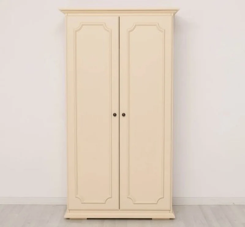 Casa Padrino Schrank im Landhausstil mit 2 Türen, 100 x 50 x 180 cm