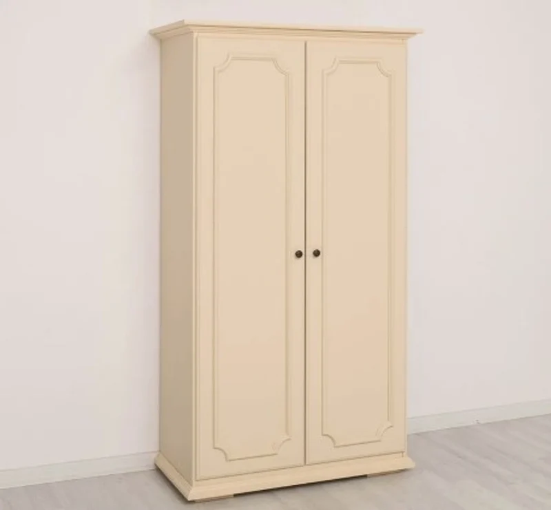 Casa Padrino Schrank im Landhausstil mit 2 Türen, 100 x 50 x 180 cm