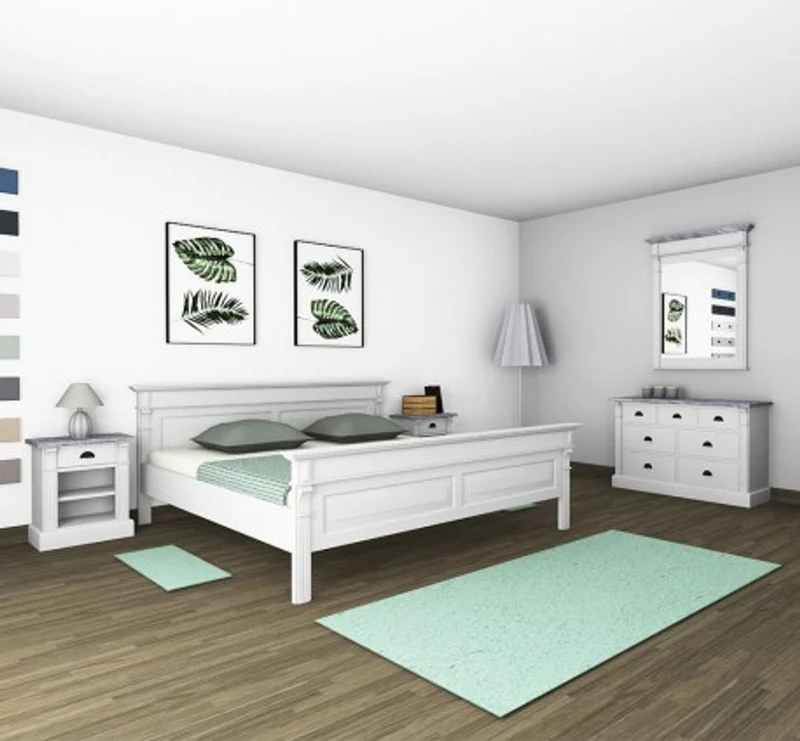Casa Padrino Möbel Set im Landhausstil, 122 x 75 x 41 cm
