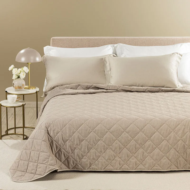 Copriletto Primaverile Lagoon in Raso Jacquard 80 gr/mq