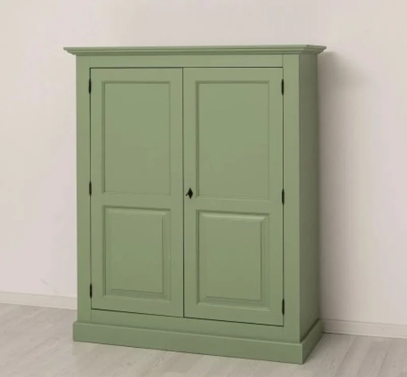 Casa Padrino Kleiderschrank im Landhausstil, 130 x 50 x 155 cm