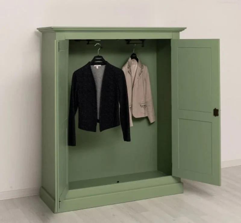Casa Padrino Kleiderschrank im Landhausstil, 130 x 50 x 155 cm