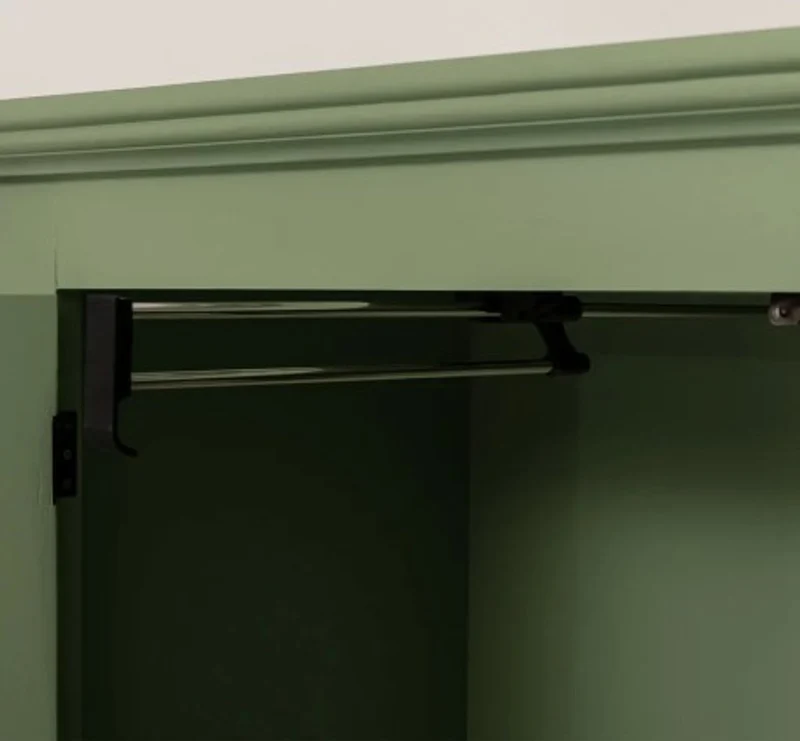 Casa Padrino Kleiderschrank im Landhausstil, 130 x 50 x 155 cm