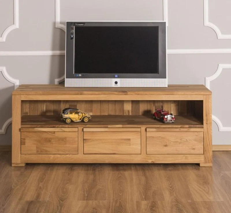Casa Padrino TV Schrank im Landhausstil mit 3 Schubladen, 160 x 46 x 60 cm