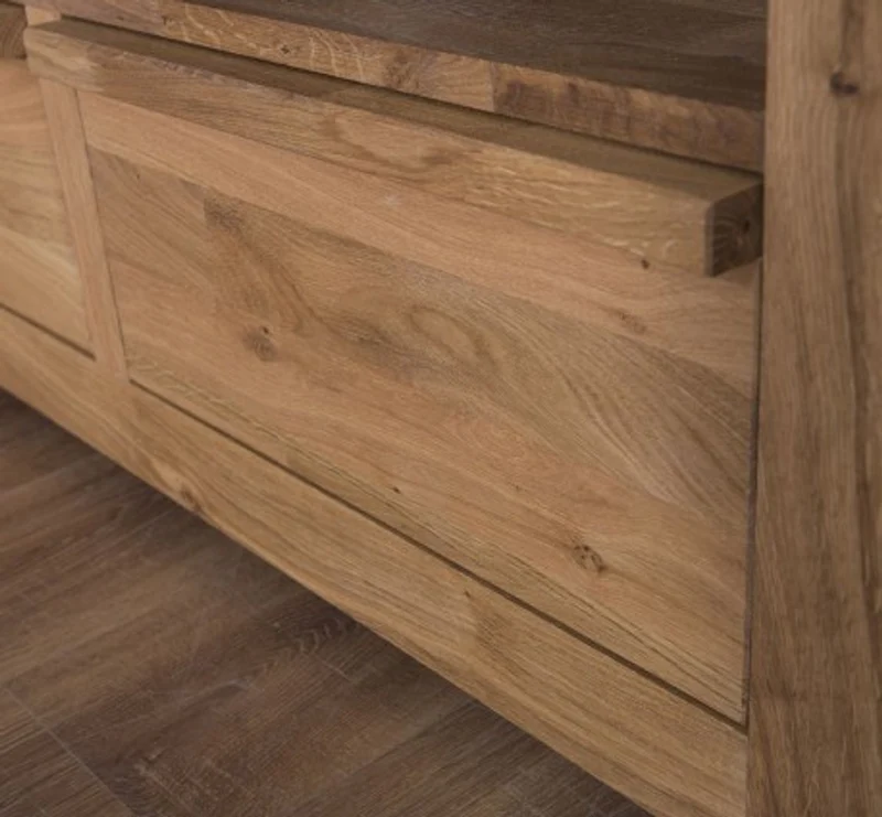 Casa Padrino TV Schrank im Landhausstil mit 3 Schubladen, 160 x 46 x 60 cm