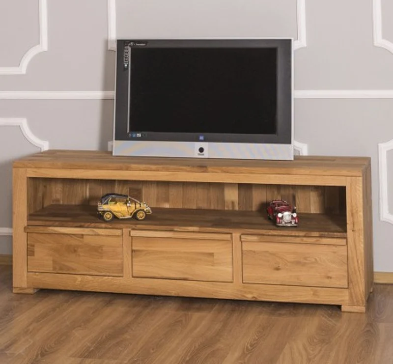 Casa Padrino TV Schrank im Landhausstil mit 3 Schubladen, 160 x 46 x 60 cm