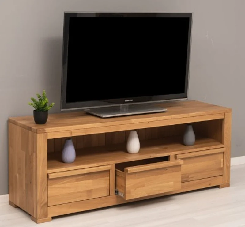 Casa Padrino TV Schrank im Landhausstil mit 3 Schubladen, 160 x 46 x 60 cm