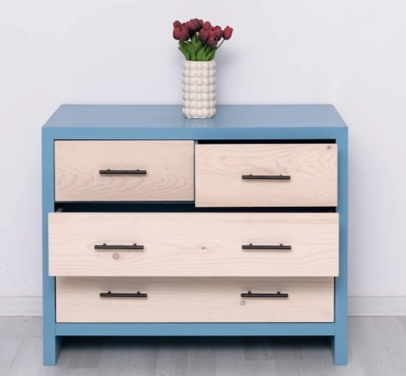 Casa Padrino Kommode im Landhausstil mit 4 Schubladen, 100 x 50 x 79 cm