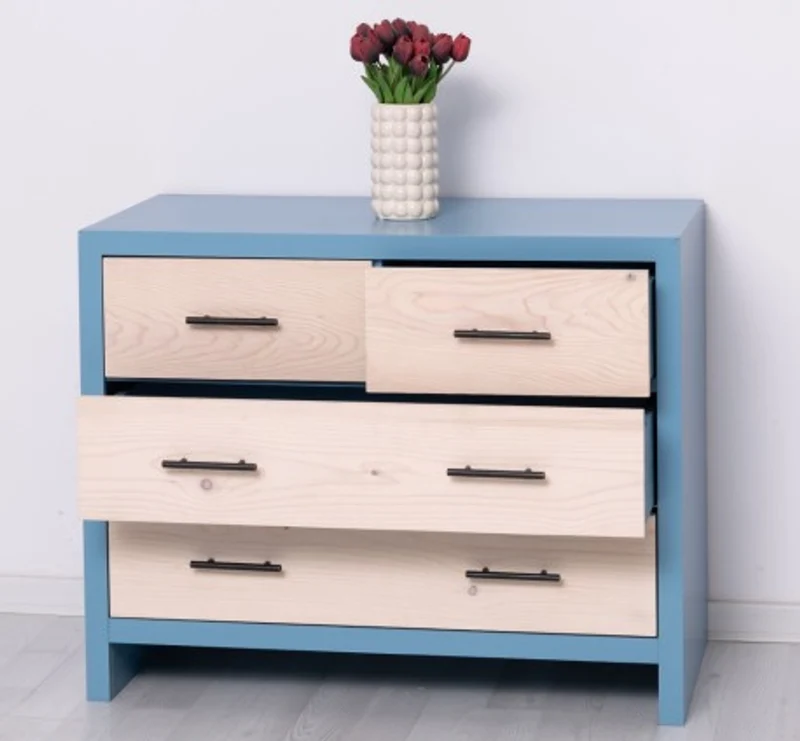 Casa Padrino Kommode im Landhausstil mit 4 Schubladen, 100 x 50 x 79 cm