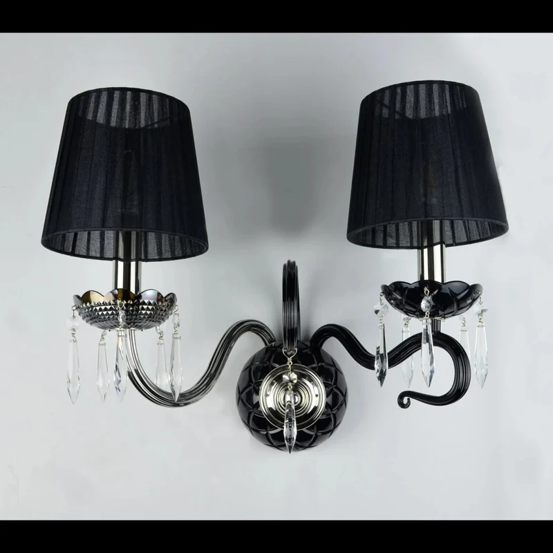 Casa Padrino Luxus Barock Kristall Wandleuchte Silber 48 x 30 x H. 38 cm - Prunkvolle Messing Wandleuchte mit böhmischem Kristallglas - Barock Möbel - Edel & Prunkvoll