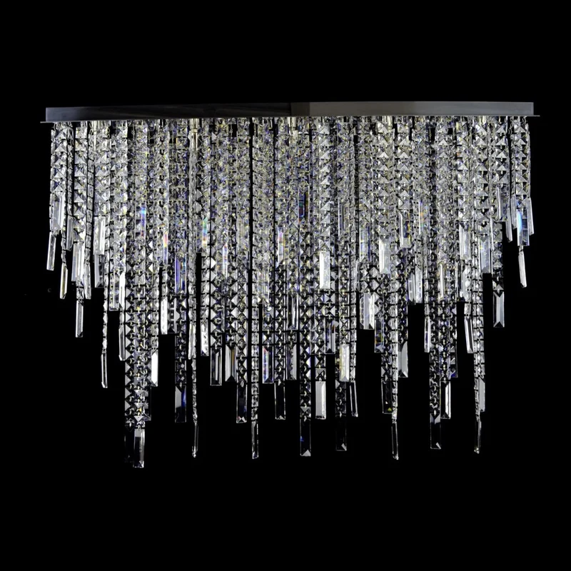 Casa Padrino Luxus Barock Kristall Wandleuchte Silber 100 x 20 x H. 70 cm - Prunkvolle Messing Wandleuchte mit böhmischem Kristallglas - Barock Möbel - Edel & Prunkvoll