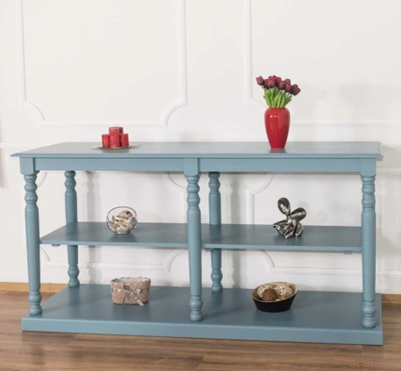 Casa Padrino Konsole im Landhausstil mit 1 Ablage, 180 x 60 x 89 cm