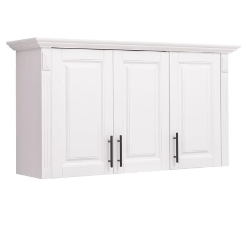 Casa Padrino Küchenschrank im Landhausstil mit 3 Türen, 120 x 35 x 65 cm