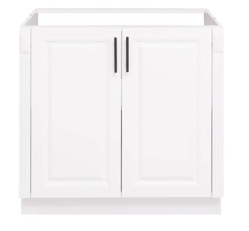Casa Padrino Küchenschrank im Landhausstil mit 2 Türen, 90 x 58 x 85 cm