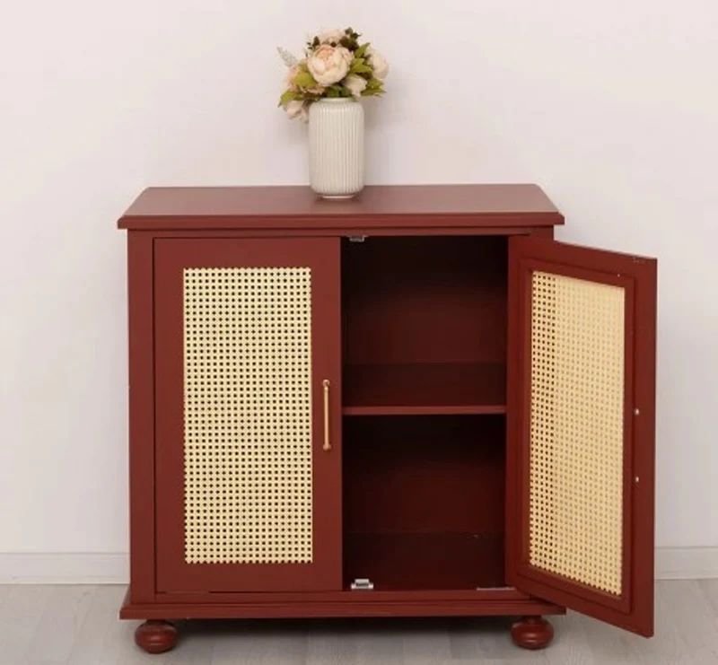 Casa Padrino Schrank im Landhausstil mit 2 Türen, 90 x 47 x 90 cm