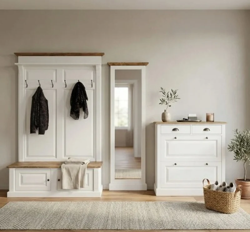 Casa Padrino Möbel Set im Landhausstil, 140 x 41 x 210 cm
