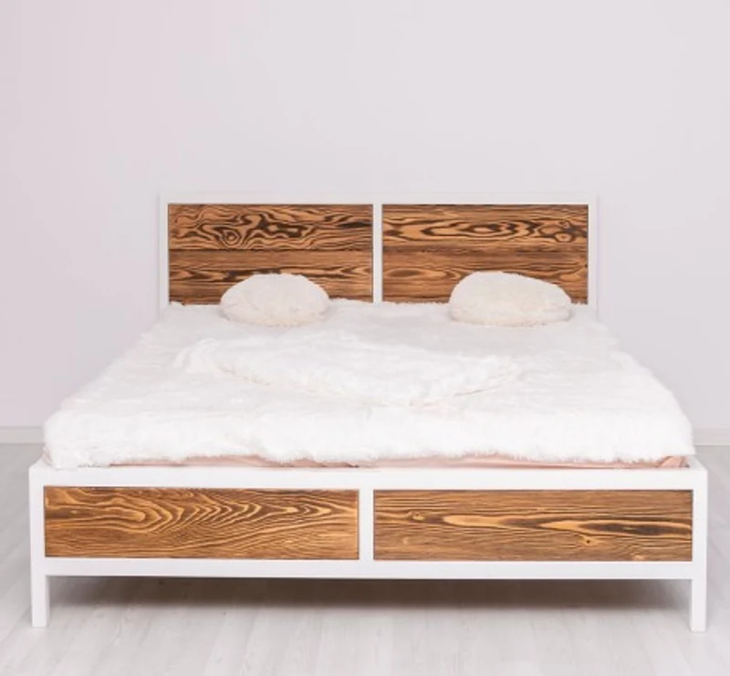 Casa Padrino Bett im Landhausstil, 180 x 200 x 110 cm