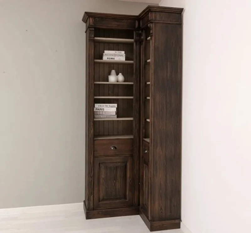 Casa Padrino Bücherregal im Landhausstil, 180 x 39 x 235 cm
