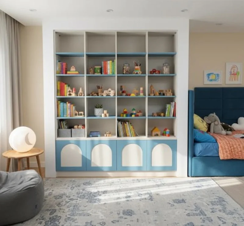 Casa Padrino Bücherregal im Landhausstil, 185 x 30 x 222 cm
