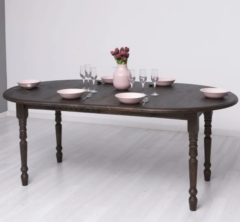 Casa Padrino Esstisch im Landhausstil, 116 x 116 x 78 cm