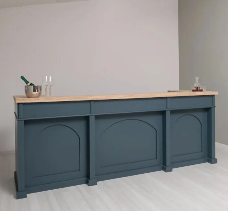 Casa Padrino Theke im Landhausstil, 300 x 80 x 115 cm